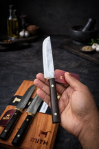 Mithlife Chopping Board + 3 Kitchen Knife Combo