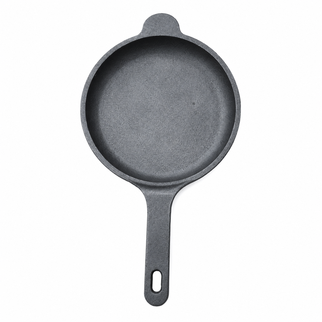 Mithlife Cast Iron Omelette Pan – Pre-Seasoned & Naturally Non-Stick