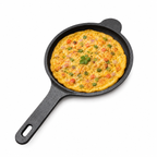 Mithlife Cast Iron Omelette Pan – Pre-Seasoned & Naturally Non-Stick