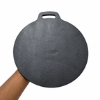 Mithlife 10 Inch Cast Iron Dosa Tawa with Single Handle | Pre-Seasoned | Naturally Non-Stick | Induction & Gas Compatible