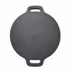 Mithlife 10 Inch Cast Iron Dosa Tawa with Double Handle | Pre-Seasoned | Naturally Non-Stick | Induction & Gas Compatible