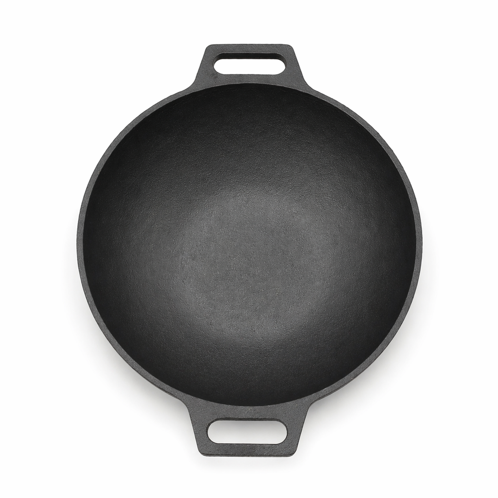 Mithlife Traditional Cookware Combo – kadai + 9 Pit Paniyaram Pan + Fish Fry Pan