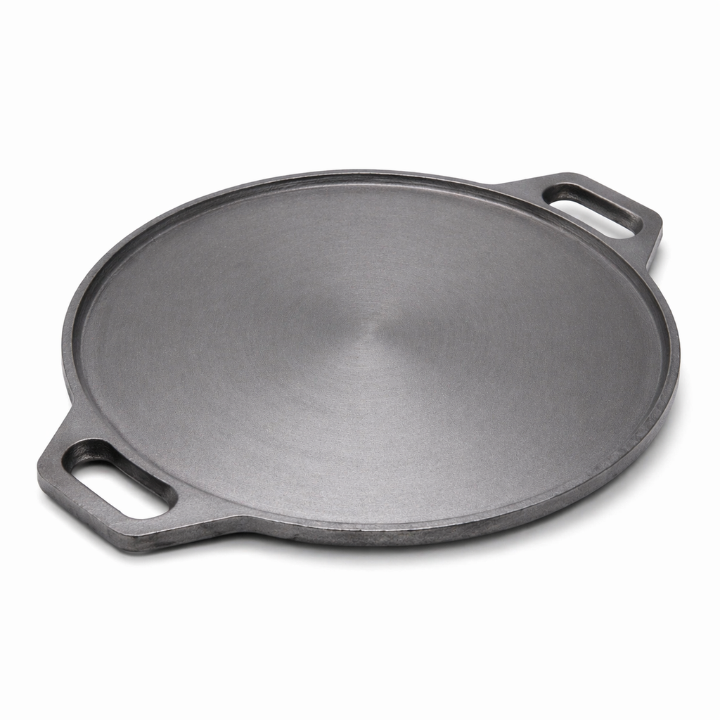 Premium Cast Iron Cookware Combo – Dosa Tawa 12 inch” + Appam Pan 8inch”pre seasoned