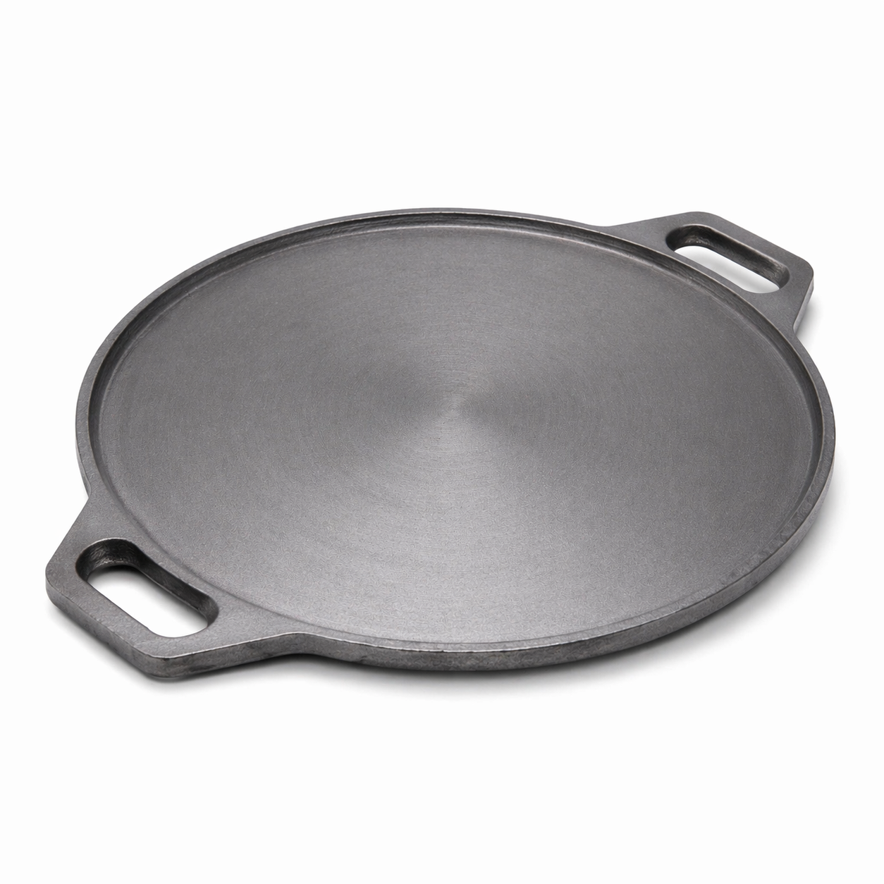 Mithlife Cast Iron Dosa Tawa 12 Inch | Double Handle | Pre-Seasoned