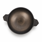 Unniyappam Pan (9 Pit) + Appachatty 8 Inch Combo | Traditional Cast Iron Cookware pre seasoned