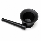 MITHLIFE Cast Iron Pre-Seasoned Mortar & Pestle – Traditional Heavy Duty Kitchen Grinder