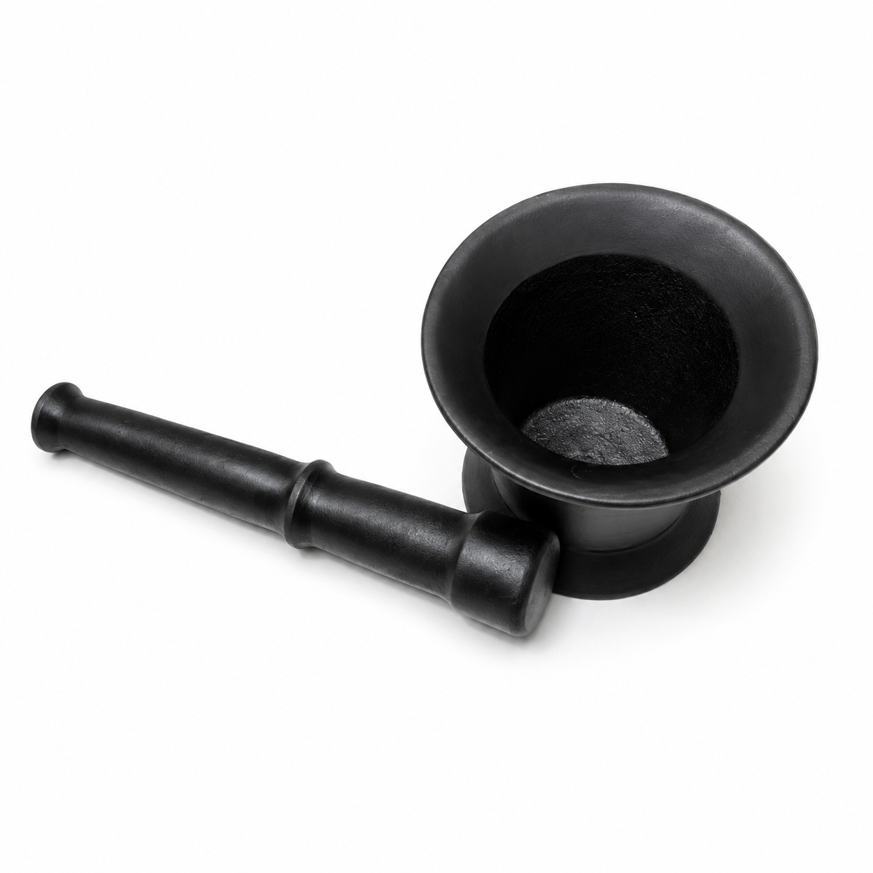 MITHLIFE Cast Iron Pre-Seasoned Mortar & Pestle – Traditional Heavy Duty Kitchen Grinder