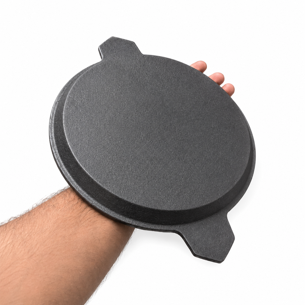 MITHLIFE Cast Iron Neer Dosa Pan – Traditional Pre-Seasoned Dosa Tawa 10 inch