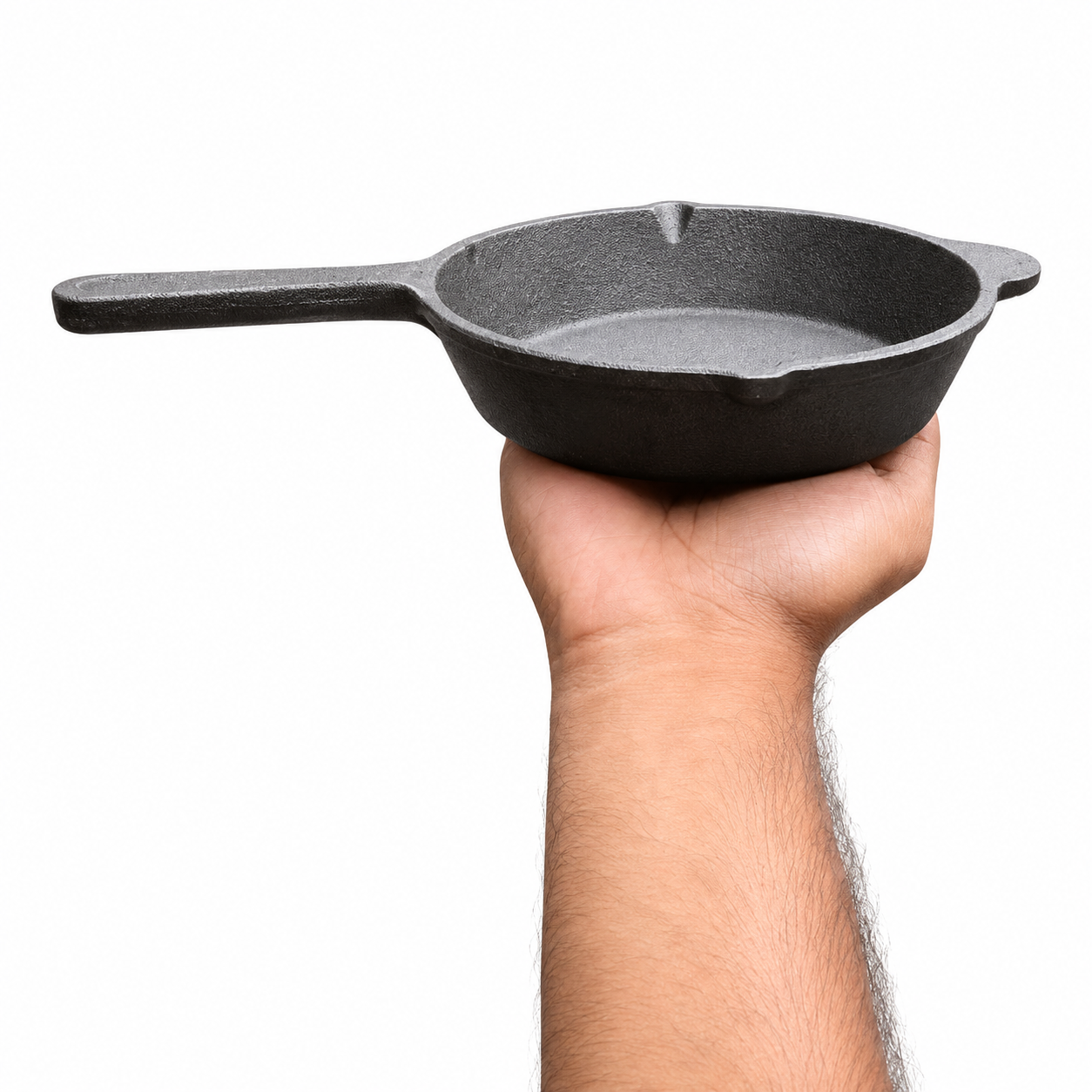 Mithlife 6 Inch Cast Iron Skillet | Pre-Seasoned Mini Fry Pan for Cooking, Baking & Serving