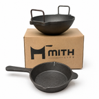 Budget combo 8 inch Cheenachatti with 6 inch castiron skillet