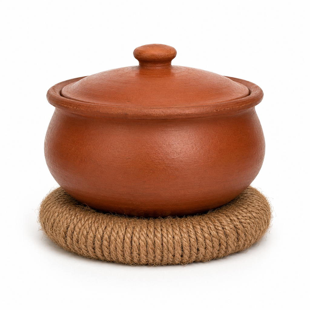 Mithlife Natural Coir Trivet |Coir pot stand for castiron clay pots and all cookware items