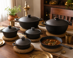 Mithlife Natural Coir Trivet |Coir pot stand for castiron clay pots and all cookware items